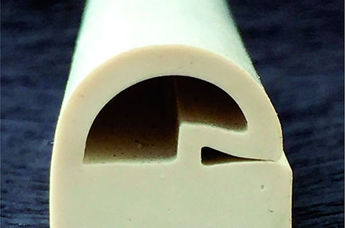 Perfil de silicone para vedação